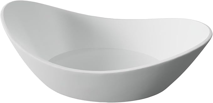 Concrete Fruit Bowl for Kitchen Counter – Large Decorative Bowls for Kitchen Decor, Dining Table, and Home Decor, Modern Centerpiece for Keys, Fruit, Candy, or Table Decor (White, 10.6")