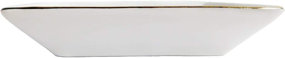 HOME SMILE Ceramic Ring Dish Jewelry Tray for Mom Sister Friends