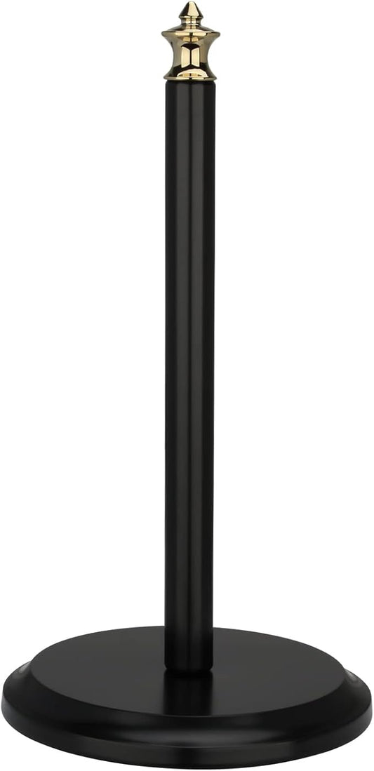 Akicon Paper Towel Holder Stand for Kitchen Countertop & Dining Room Table (Gold, Classical)