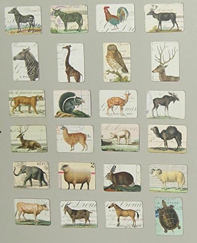 24-pcs magnetic fridge magnets refrigerator sticker home decoration accessories magnet paste arts crafts (animal)