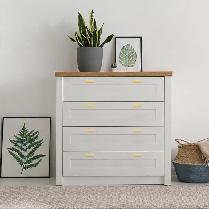 3 Pack Brushed Brass Cabinet Knobs - Kitchen Cabinet Knobs Gold Cabinet Pulls for Kitchen Cabinet Drawer Stainless Steel Dresser Knobs for Cabinet Hardware 2in Length Single Hole Square