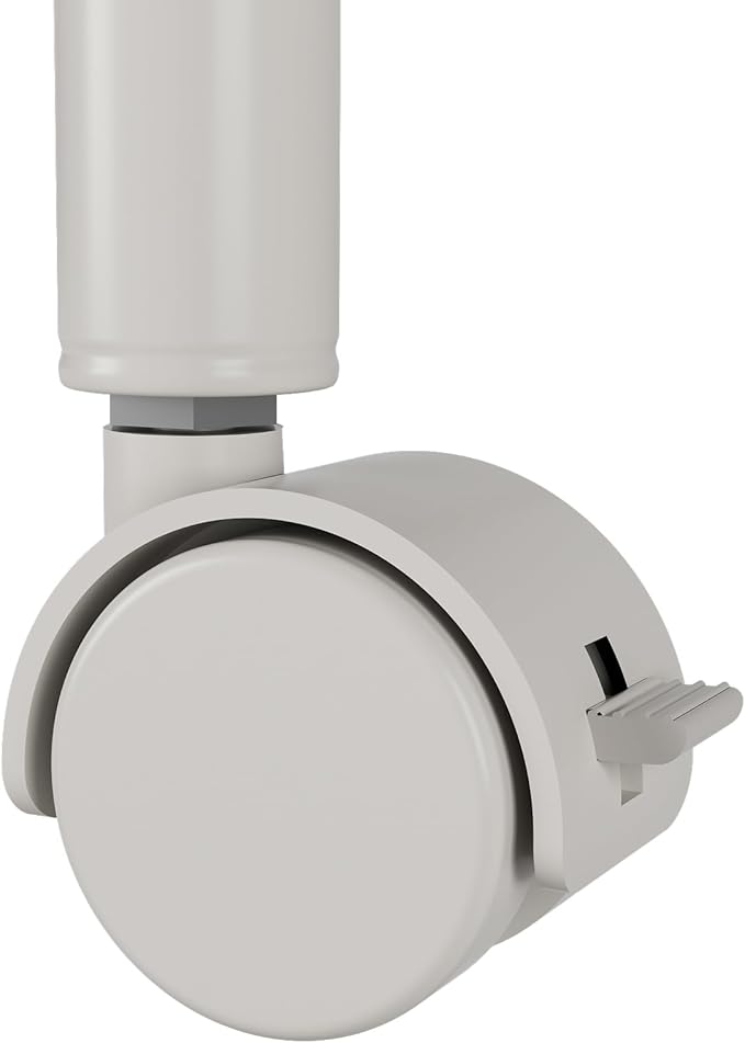 SINGAYE 3 Small Shelves Storage Shelf Wire Shelving Unit Metal Shelf Adjustable Organizers Storage Shelving with Wheels for Bathroom Laundry Room Kitchen Pantry