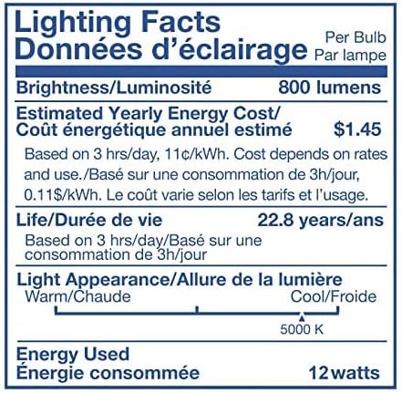 Jolux 4-Pack 5/6" LED Can Lights Retrofit Recessed Lighting,12W=60W,5000K Daylight,800 Lumens,Dimmable Adjustable Retrofit Downlight,ETL,Damp Rated,Simple Installation Can Lights,Bevel Trim