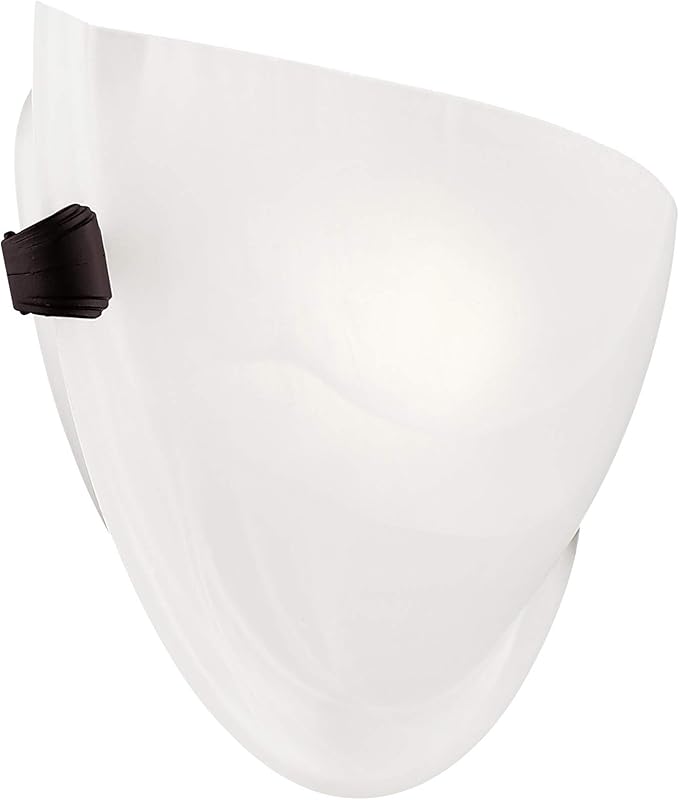 Livex Lighting 4271-07 Oasis 1-Light Bronze Wall Sconce , White