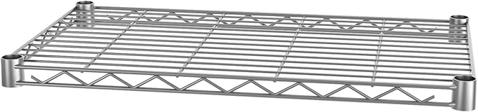 SINGAYE 6 Shelf Wire Shelving Unit Adjustable Metal Shelves Standing Bathroom Organizers and Storage Wire Closet Metal Pantry Kitchen 12" DX22 W 69.5" H Gray