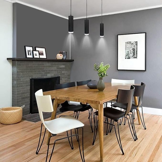 OKELI Pendant Lights Kitchen Island, Modern Unique Adjustable Focus Pendant Lighting for Kitchen Island Dining Room, Bedroom,Bar, Black LED Mini Spot Pendant Lights with 20W,4000K, ETL5026458(1Pack)