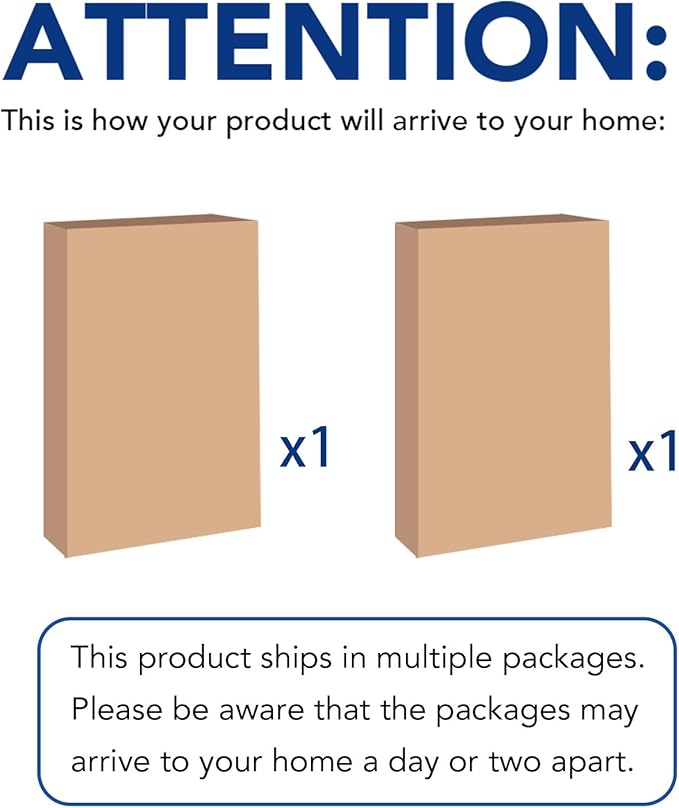 FLEXIMOUNTS 2 Pack 3x6 Overhead Garage Storage Adjustable Ceiling Rack 72" Length x 36" Width x 40" Height, 900lbs Total Weight Capacity, White