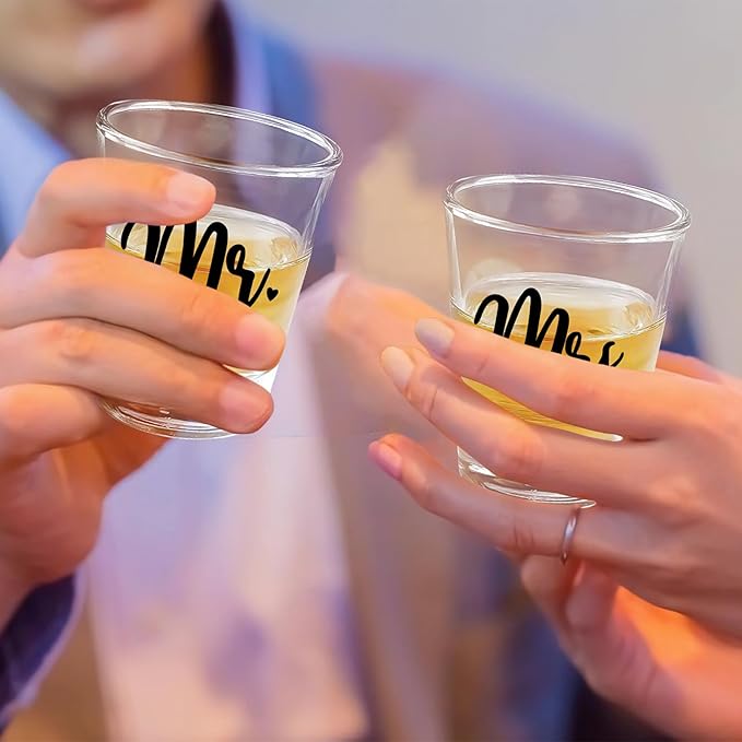 Wedding Gifts for Newlywed 2025, Unique Engagement Wedding Gifts for Newlywed Mr and Mrs Him and Her, Novel Couple Wishes for Couples