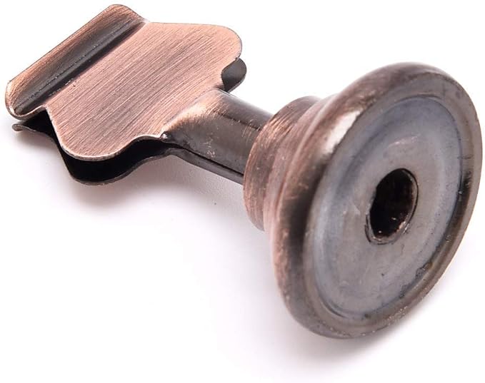 Urban Deco 16PK Table Number & Place Card Holders - 1.7 Inch Steel Holders for Photos, Food Signs, Memo Notes, Weddings, Restaurants, Birthdays (Copper)