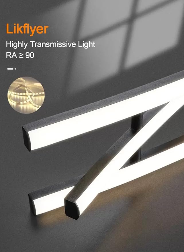 Dimmable Pendant Light for Kitchen Island Lighting,47.24" Modern LED Chandelier, LED Pendant Light with Adjustable Height, Black Modern Kitchen Chandeliers for Kitchen Island, Dining Room with Remote