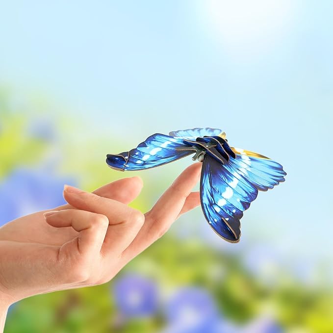 STEM Projects Preschool Toys for Kids, Eco-Friendly 3D Paper Puzzles for Children, Ideal Common Blue Morpho (Ages 7+)โฆโฆ