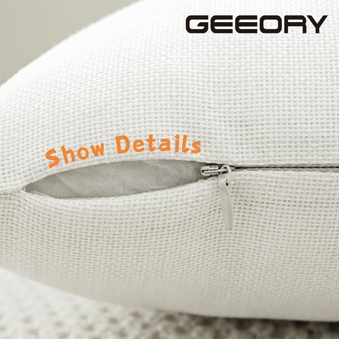 GEEORY Fall Throw Pillow Covers 12x20 Inch Set of 4, Pumpkins Floral Mason Jars Happy Fall Y'all Thankful & Blessed Orange Autumn Seasonal Decorative Farmhouse Decoration for Home G552-12