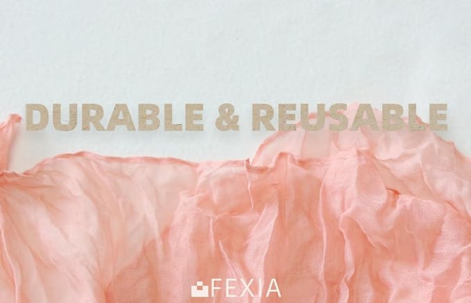 FEXIA 3 Pack Pink Table Runner 35x120 Inches for Baby Shower Decoration Spring Easter Table Runner for Wedding Party First Communion Centerpiece Engagement Bridal Shower Boho Decoration