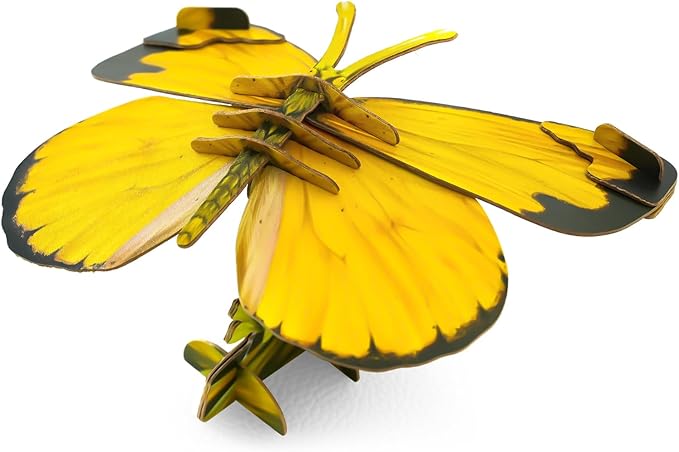 Fidget Toys Eco-Friendly 3D Paper Puzzles for Educational STEM Activities and Early Learning - Ideal Sensory Toys Gifts for Kids 7+(Grass Yellow)โฆโฆ