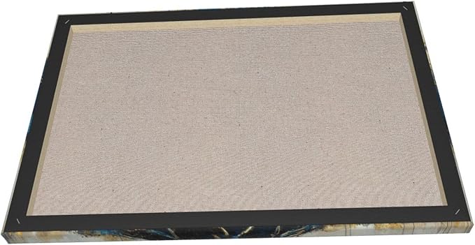 Olivine Tree Large Wall Art, Tree Of Life Pictures Wall Decor, Blue Tree Canvas Prints Painting, Framed Artwork for Dining Room Living Room Bedroom Bathroom Office Home Decor 36"x24"