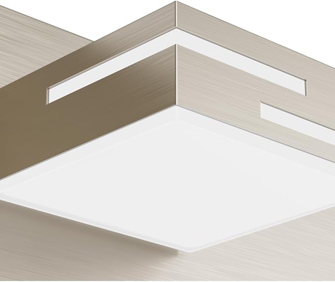 LED Modern Bathroom Vanity Light Fixtures, 3-Light 22-inch Dimmable Brushed Nickel Vanity Lights for Bathroom Lighting Fixtures Over Mirror, with 350° Rotatable Acrylic Heads (Cool White 6000K)