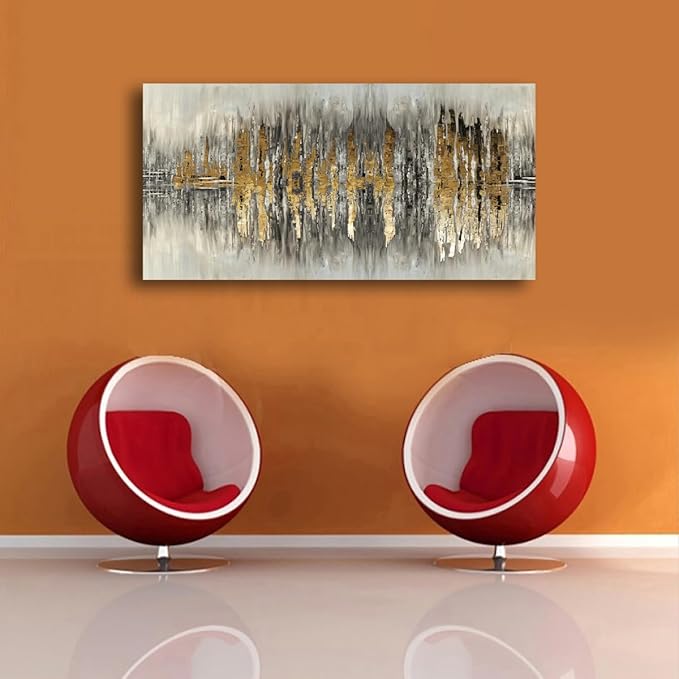 Color Block Abstract Pictures Canvas Wall Art for Living room Bedroom Wall Decor,An Inspirational Picture Wall Art Print Paitnings for home Decor,Morden Artwork Full of Imagination Line Drawing Canvas