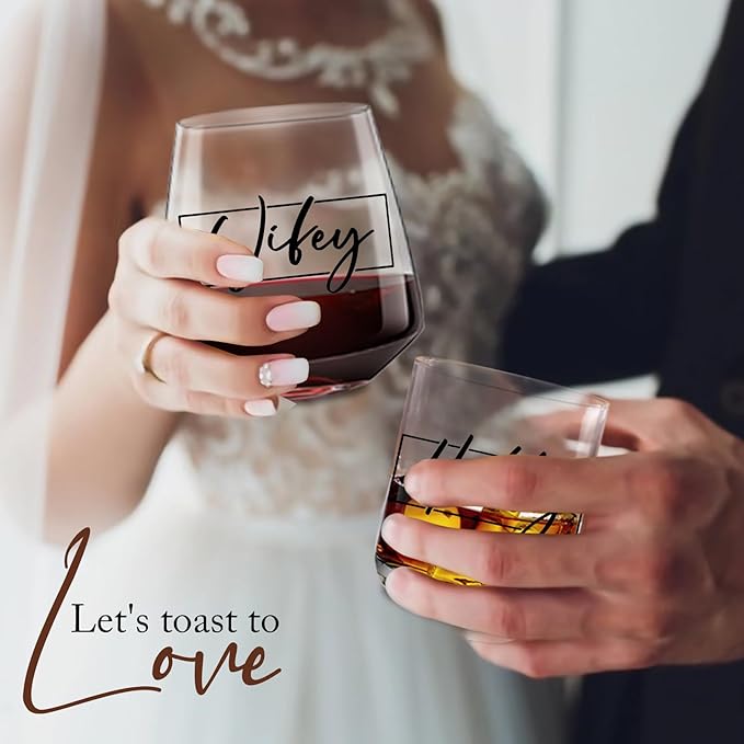 Wedding Gifts for Couples 2025 - Unique Engagement Wedding Gifts for Newlywed Couples Mr and Mrs Him and Her【Memory Box Set】 Cool Couple Wishes for Couples Wife Husband