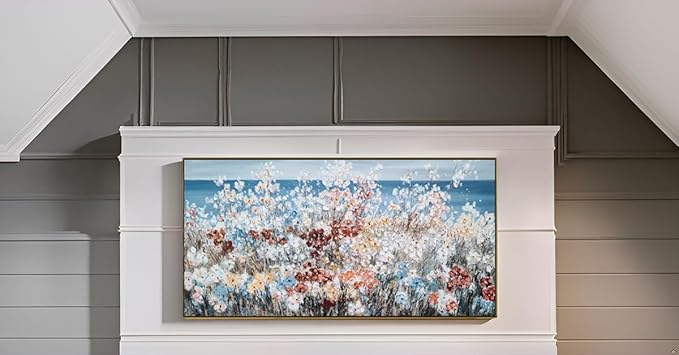 Yihui Arts Framed Flower Canvas Wall Art Enhance Home Decor