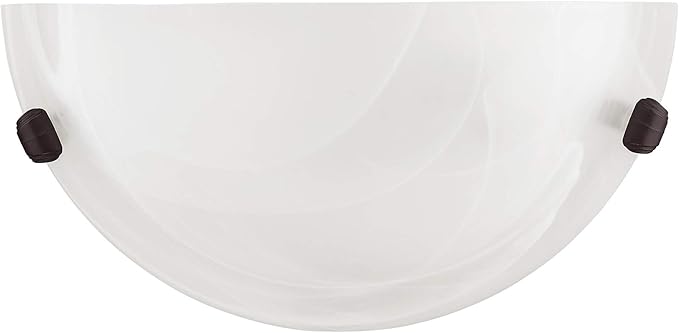 Livex Lighting 4271-07 Oasis 1-Light Bronze Wall Sconce , White