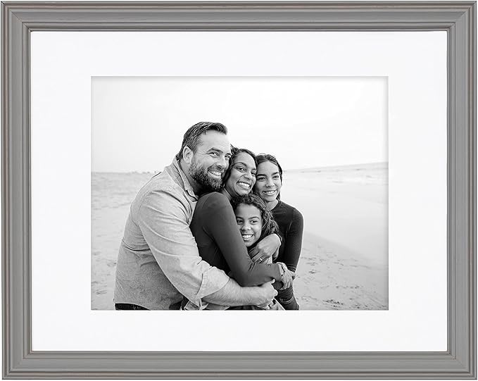 Kate and Laurel Bordeaux Expressions Wall Decor Collection, Set of 10, Coastal Finishes, Assorted Size Frames and Decorative Wall Accents