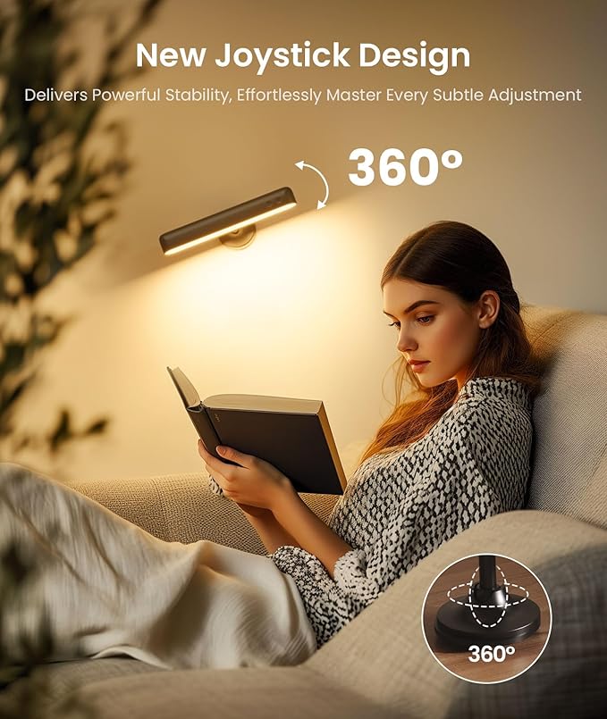 Rechargeable LED Wall Sconces for Bedroom,Wall Lights with Remote Control and Touch,360° Rotation,3 Colors Temperatures Dimmable Black Wall Lamps for Living Room with 15 RGB Colors,2 Pack