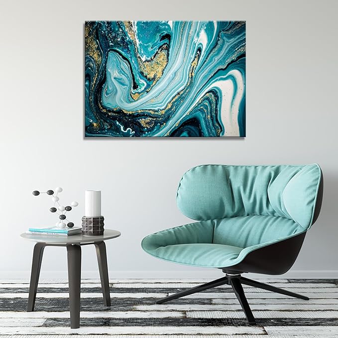 XXMWallArt FC2781 Abstract Texture Wall Art Marble Vortex Canvas Prints Painting for Living Room Bedroom Kitchen Home and Office Wall DecorWall Decor Home Decor