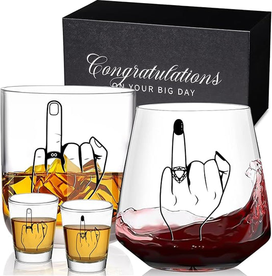 Engagement Gifts for Couples - Wedding Gift, Unique Engagement Gift, Bridal Shower gift, Mr and Mrs Gifts, Wishes for Couples Newlywed Him and Her