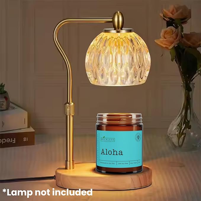 Wickless Candles for Candle Warmer Lamp, Many Scents to Choose, 100% Non-Toxic Soy Wax, Scented Candle Melts for Warming Plate, Handmade in The USA (Aloha)