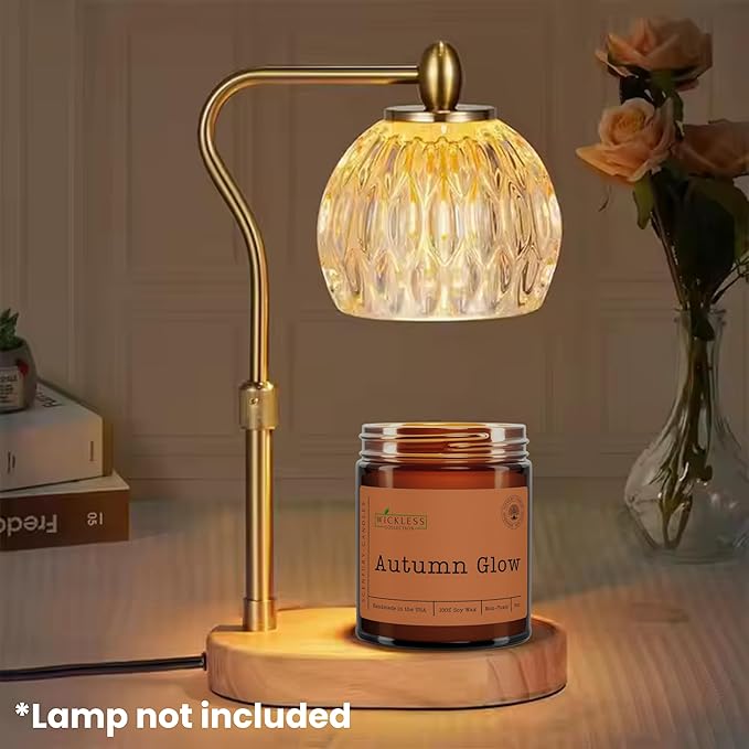 Wickless Candles for Candle Warmer Lamp, Many Scents to Choose, 100% Non-Toxic Soy Wax, Scented Candle Melts for Warming Plate, Handmade in The USA (Autumn Glow)