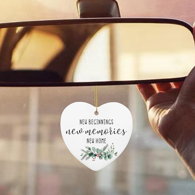 House Warming - Housewarming Gifts for New House - Gifts for Home Housewarming Gift Ideas for Women New Home Owners Gift Ideas - Heart Hanging Plaque