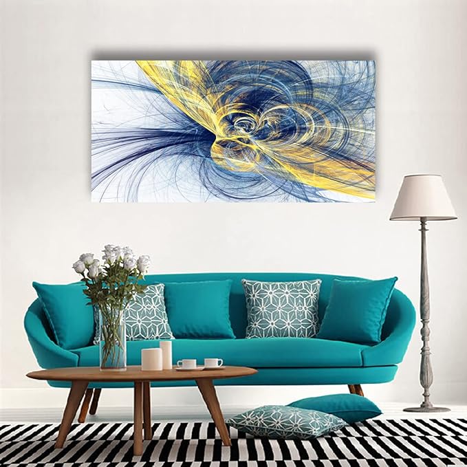 Abstract Pictures Canvas Wall Art for Living room Bedroom Wall Decor,Abstract art Wall Art Print Paitnings for home Decor,Line drawings Waterproof Stretched Ready to Hang-20x40inches