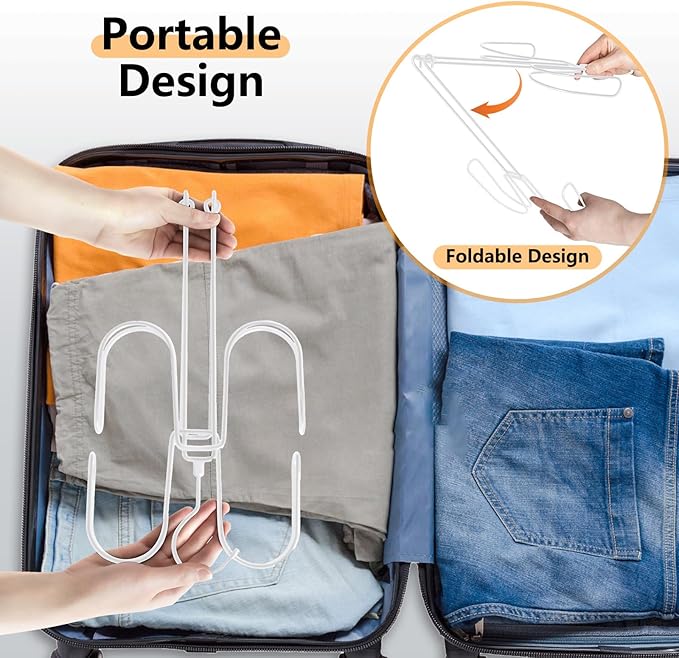 Hat Hangers for Closet, 1 Pack Stainless Steel Hat Organizer, Hat Racks for Baseball Caps, Cap Organizer for Baseball Caps, White