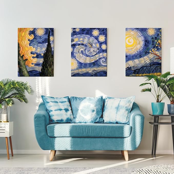 ESRICH Stretched Canvas for Painting, 8 Pack Canvases for Painting 11x14, 5/8 in Profile Primed White Painting Canvas for Oil & Acrylic Paint.