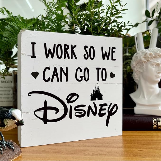 Inspirational Gift, Rustic Wood Signs, Funny Wood Decor, Box Sign Tabletop Decor, Farmhouse Wood Sign, Table Shelf Decoration, Office Desk Decoration, Home Office Decors