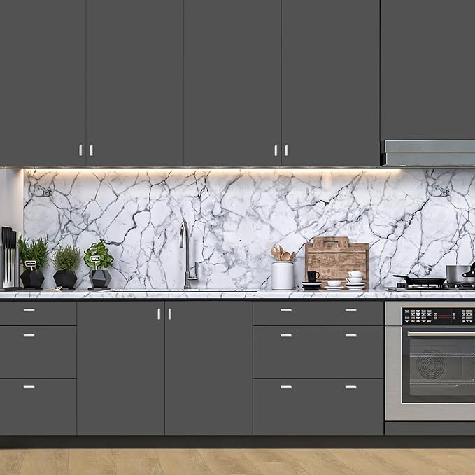 5 Pack Silver Cabinet Knobs - Curved Cabinet Pulls Brushed Nickel Knobs for Kitchen Drawer Solid Dresser Pulls for Kitchen Hardware 1-3/4in Length Single Hole