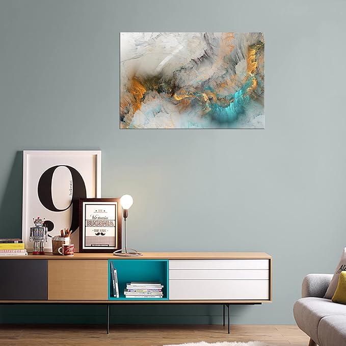 XXMWallArt FC3269 Abstract Canvas Wall Art Fancy Paint Canvas Print Painting Artwork for Living Room Bedroom Kitchen Home and Office Wall Decor