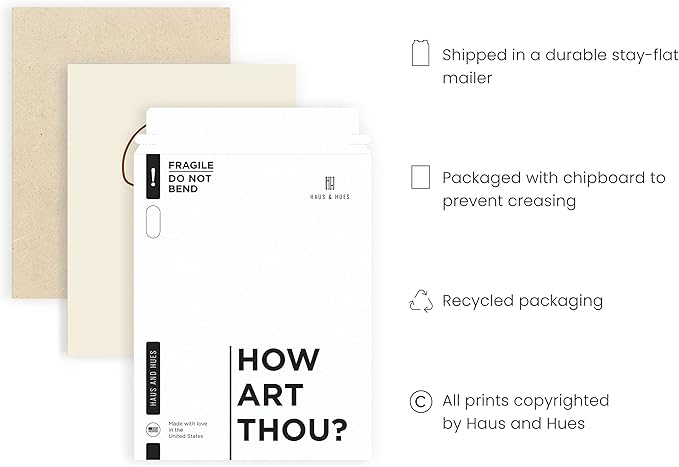 HAUS AND HUES Female Figure Wall Art Line Drawing - Single Line Drawing Wall Art | Woman Art Print Line Art Wall Decor Minimalist Wall Decor | 12" x 16" UNFRAMED