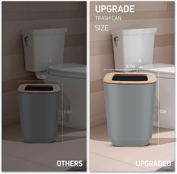 Bathroom Accessories Set,Grey Bathroom Set,24 Pieces Bathroom Accessory Set with Shower Curtain,Trash Can for Bathroom Accessories Décor and Home Gifts