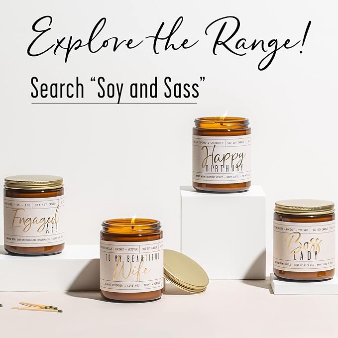 Godmother Gift - 'Best Godmother Ever!' Candle, w/Coconut & Vanilla - Godmother Gifts from Godchild I Godmother Proposal Gift I God Mother Gifts for Women I God Mom I 50Hr Burn, USA Made