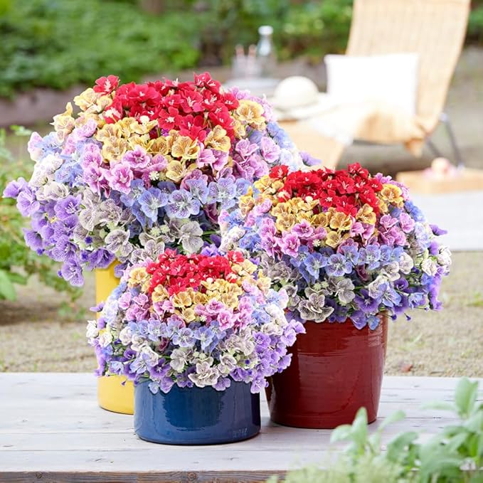 Artificial Flowers for Spring and Summer Decor, 12 Bundles Fake Silk Flowers Greenery Shrubs Indoor Outside Porch Garden Patio Window Box Decor(Multi Color)