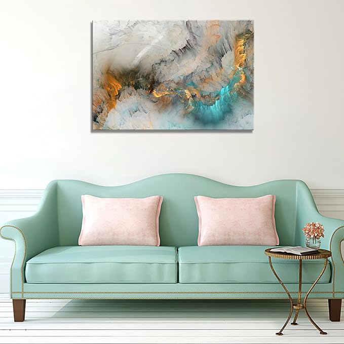 XXMWallArt FC3281 Abstract Canvas Wall Art Fancy Paint Canvas Print Painting Artwork for Living Room Bedroom Kitchen Home and Office Wall Decor