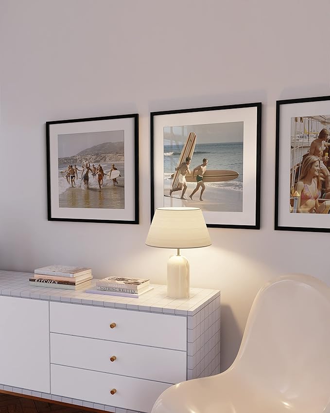 HAUS AND HUES Black Square Frames Set of 3-20x20