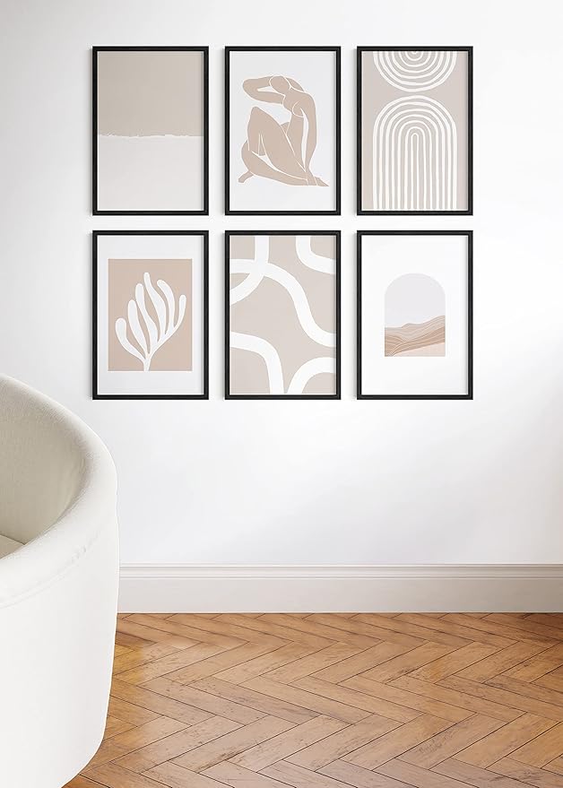 Haus and Hues 16x24 Black Oak Wood Picture Frames Set of 25 - Premium Bulk Picture Frames 16x24 Bundle - Elegant Gallery Wall Frame Set for Posters, Art Display - Ideal for Wall Decor in Home & Office