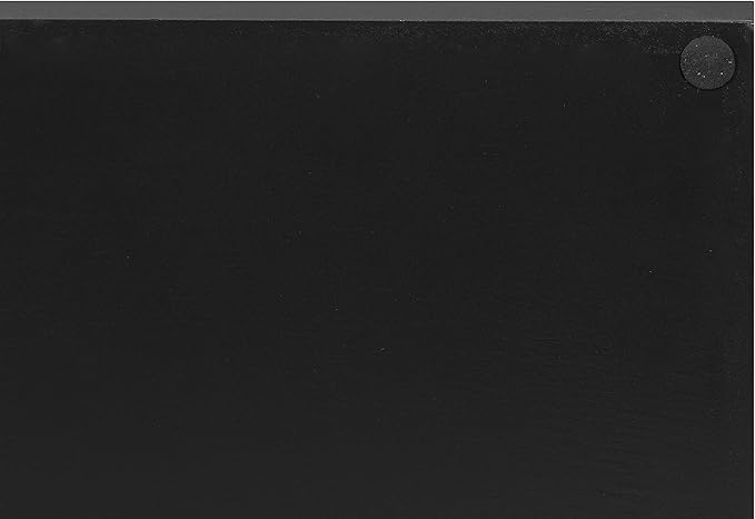 Kate and Laurel Lipton Modern Tray Set, Set of 2, Black and Silver, Glam Decorative Trays for Storage and Display