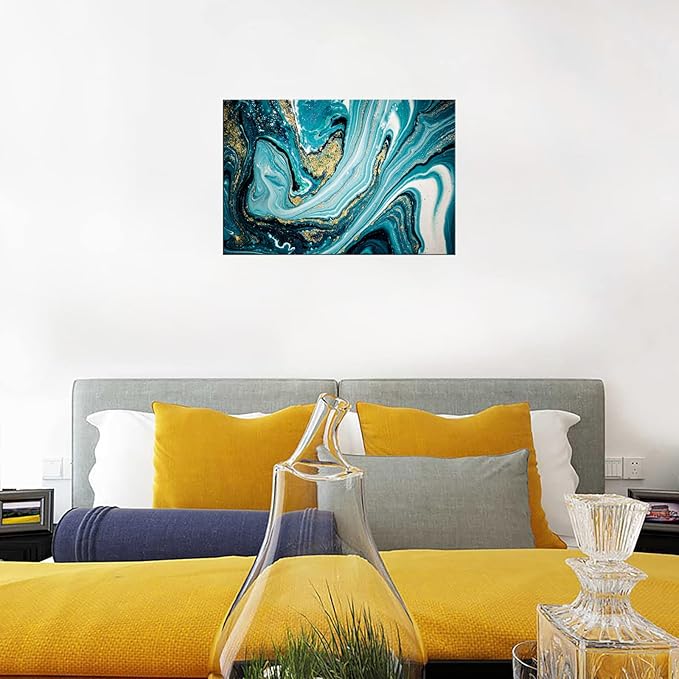 XXMWallArt FC2769 Abstract Texture Wall Art Marble Vortex Canvas Prints Painting for Living Room Bedroom Kitchen Home and Office Wall DecorWall Decor Home Decor