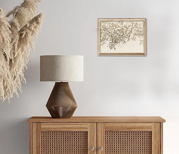 uniro Neutral Vintage Wall Art, Farmhouse Wall Decor Tree Sketch Wall Painting Canvas Prints Country Botanical Oil Painting, Neutral Botanical Wall Decor, Vintage Art Pictures for Bedroom Bathroom Kitchen Decor( 8" x 10"-UNFRAMED)