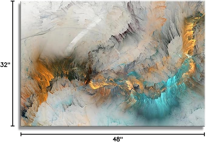 XXMWallArt FC3281 Abstract Canvas Wall Art Fancy Paint Canvas Print Painting Artwork for Living Room Bedroom Kitchen Home and Office Wall Decor