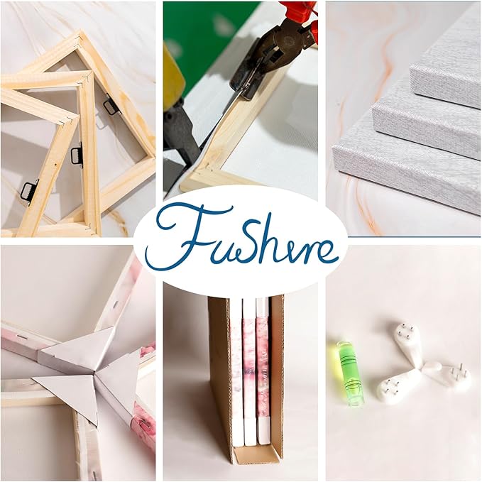 FuShvre Vintage Yellow Wall Art Honey Bee Canvas Painting Picture Bee and Flower Daisy Artwork for Kitchen Famrhouse Decor Framed 12"x16" Each (Small, White)