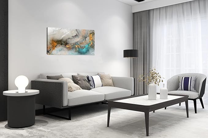 XXMWallArt FC3250 Abstract Canvas Wall Art Fancy Paint Canvas Print Painting Artwork for Living Room Bedroom Kitchen Home and Office Wall Decor